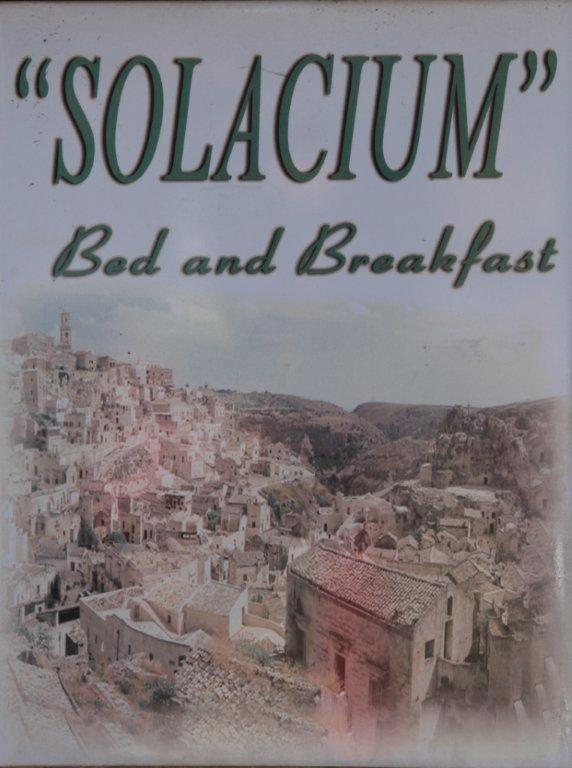 B&B Solacium Matera Exterior foto